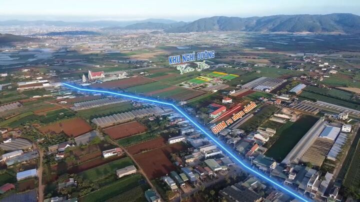 Tuyến đường kết nối từ trục chính vào Vườn Yên